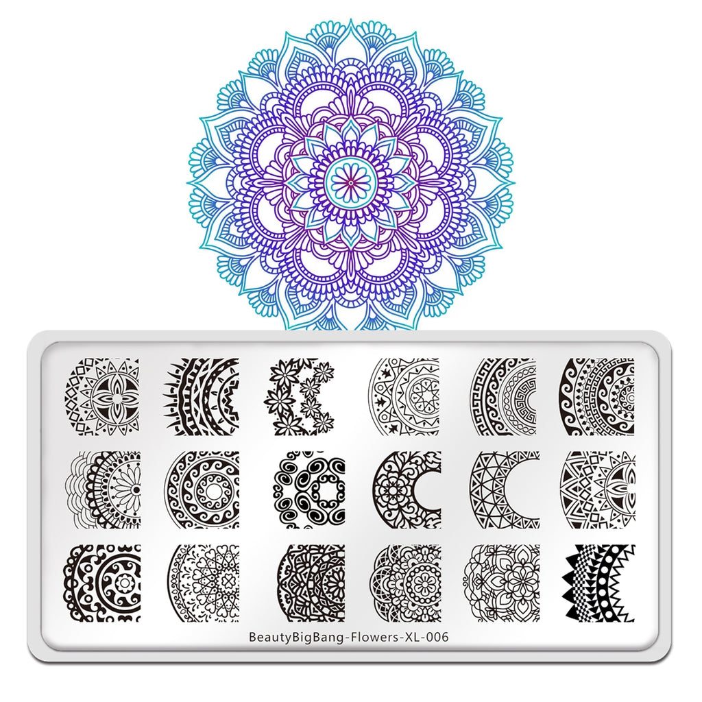 47 Pcs mandala painting tool template diy graffiti art nail supplies at43