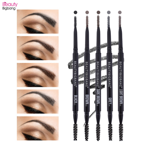 Double-end Long Lasting Waterproof Slim Eyebrow Pencil For Makeup