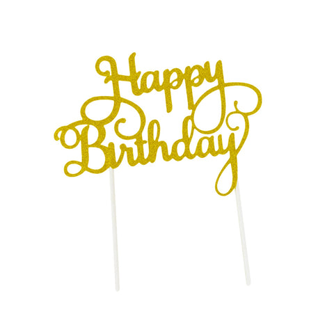 Happy Birthday Cake Topper Decoration