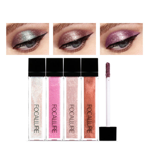 Liquid Pigment Glitter Shimmer Highlighter Eyeshadow For Makeup